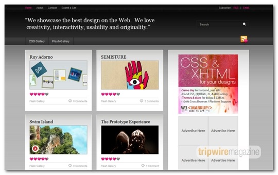 Inspiration for Web Designers