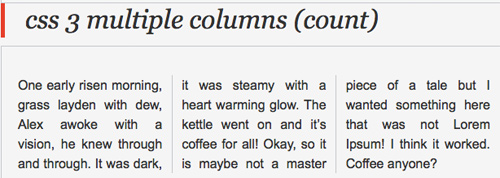 multiple columns Beginners Guide to CSS3