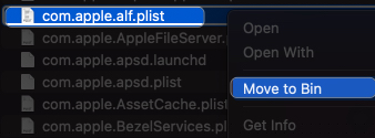 delete com.apple.alf.plist file from preferences