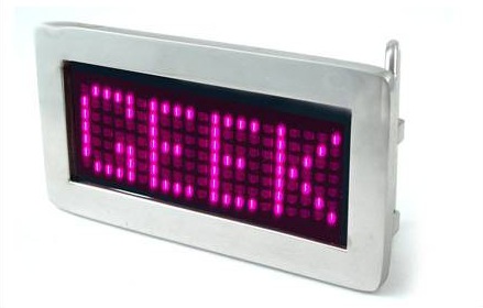 Scrolling LED Belt Buckle II Scrolling LED Belt Buckle II