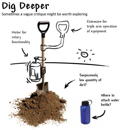 Dig Deeper When Necessary