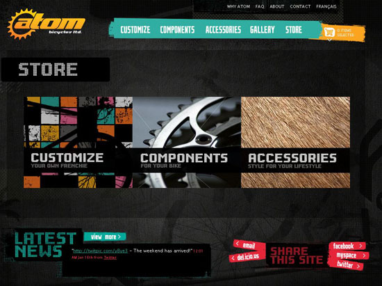 Atom-bicycles