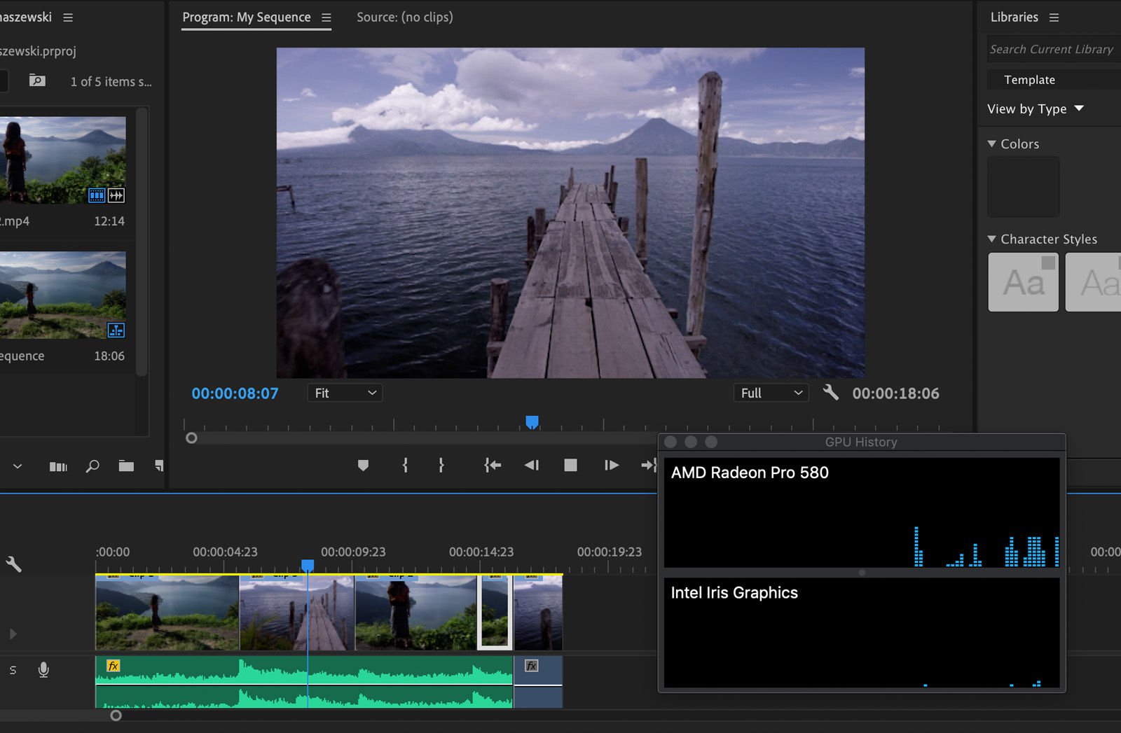 Rendering video on old Mac using eGPU