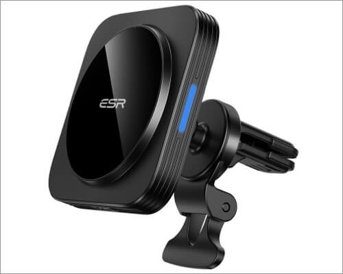 ESR Magnetic Wireless Car Charger Mount for iPhone 12, 12 Mini, 12 Pro, and 12 Pro Max
