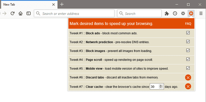 download speed tweaks to speed up firefox