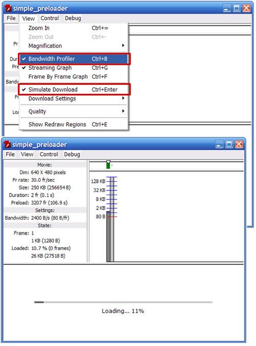 Flash Bandwidth Profiler