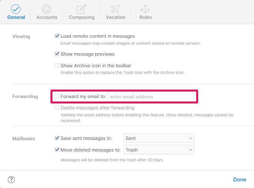 How to Forward iCloud Mail to Other Email Address Automatically