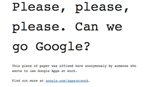 going google