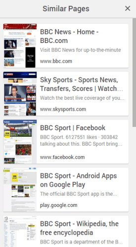 google-similar-pages