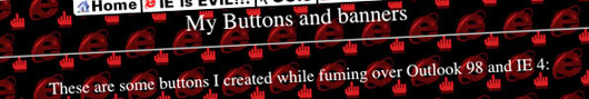Anti IE buttons
