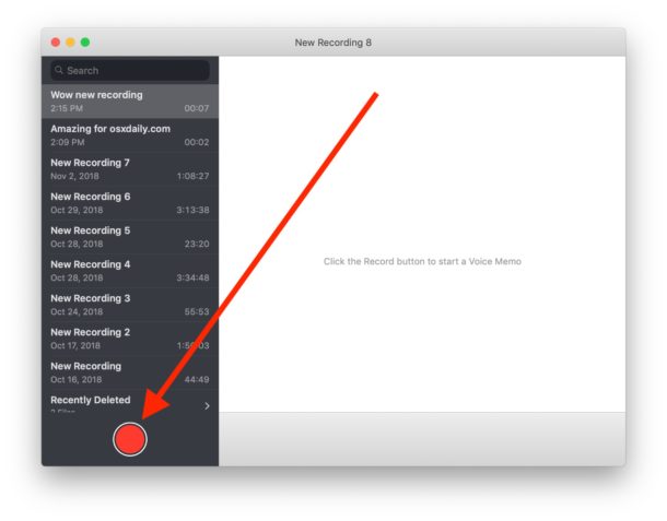 How to record a Voice Memo on Mac