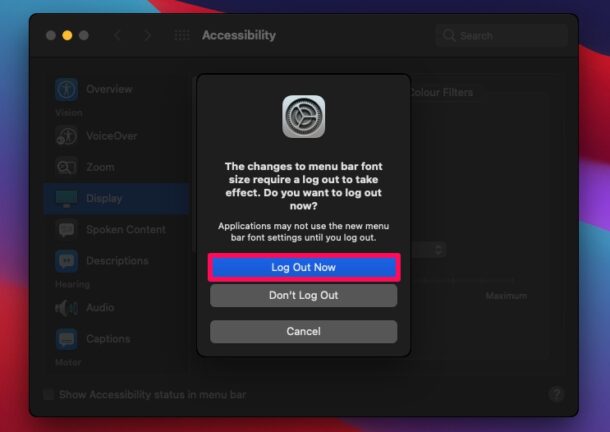 How to Change Menubar Size in MacOS Big Sur
