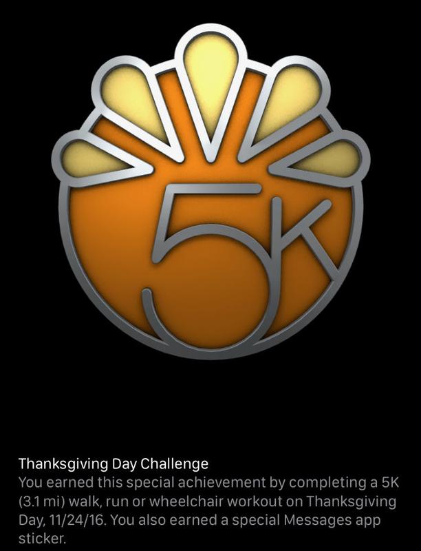 How to get every Apple Watch Activity achievement badge: Thanksgiving Challenge