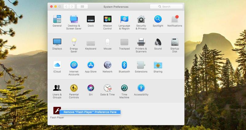 Edit preference panes