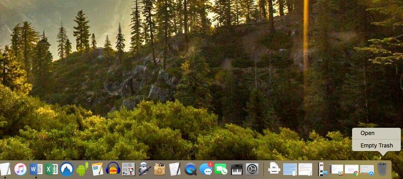 Empty the trash & downloads