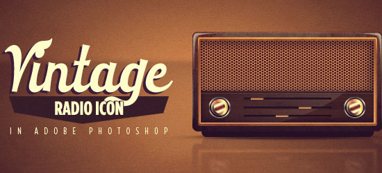 Design a Vintage Radio Icon in Photoshop