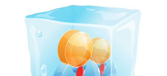 Create a Fun Icon of Frozen People on Ice