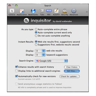 Inquisitor Preferences