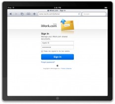 iPad iWork.com Login