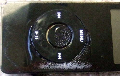 iPod nano after meltdown