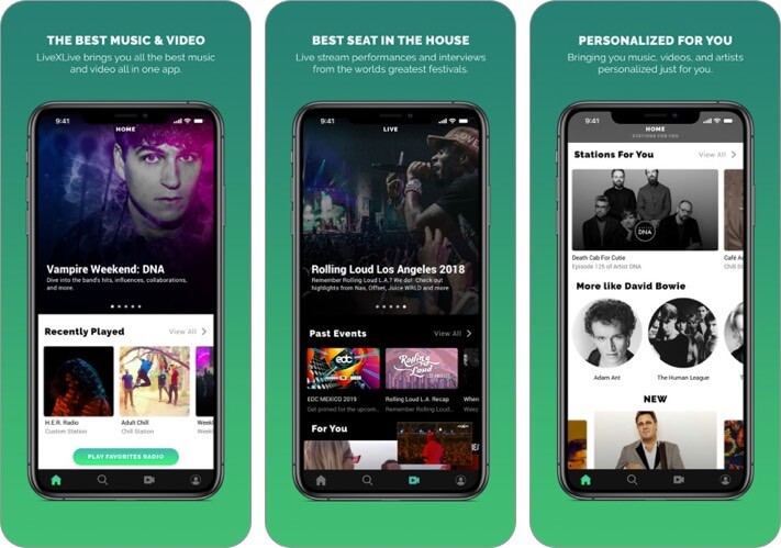 livexlive iphone and ipad radio app