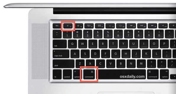 Mac keyboard shortcut for Display Mirroring