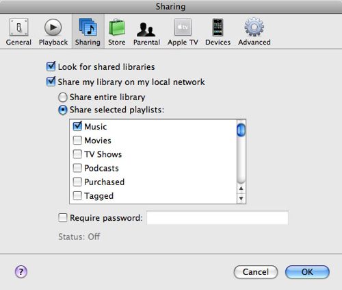 share tunes