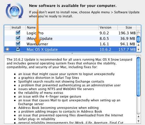 apple release mac os x 10.6.2