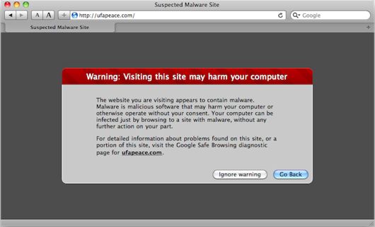 Malware Warning