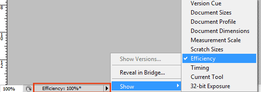 Photoshop - Memory Efficiency Photoshop - Memory Efficiency