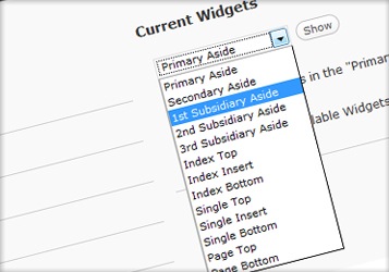 WordPress widgets
