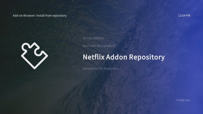 Install Netflix add-on for Raspberry Pi