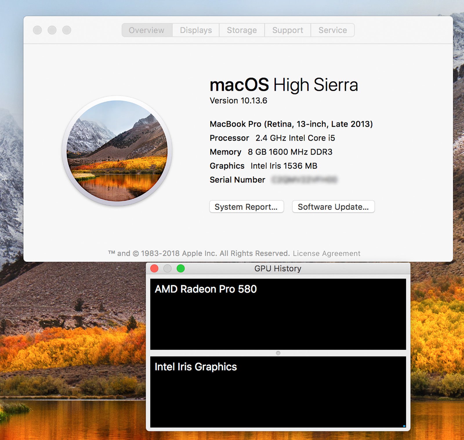Old MacBook with eGPU