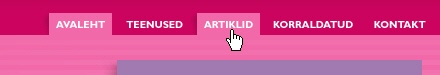 Navigation Menus - Pulmad, peod, lillesalong... - Annilill Peoteenindus