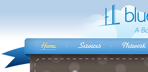 Blue-door-navigation