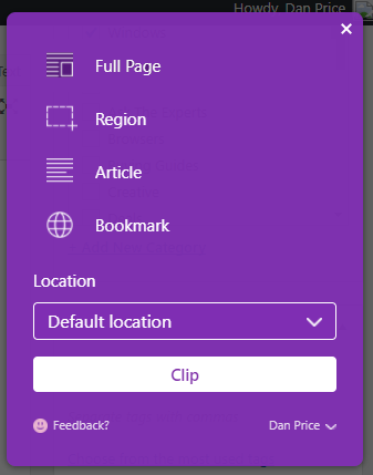 The Best Chrome Extensions one note clipper