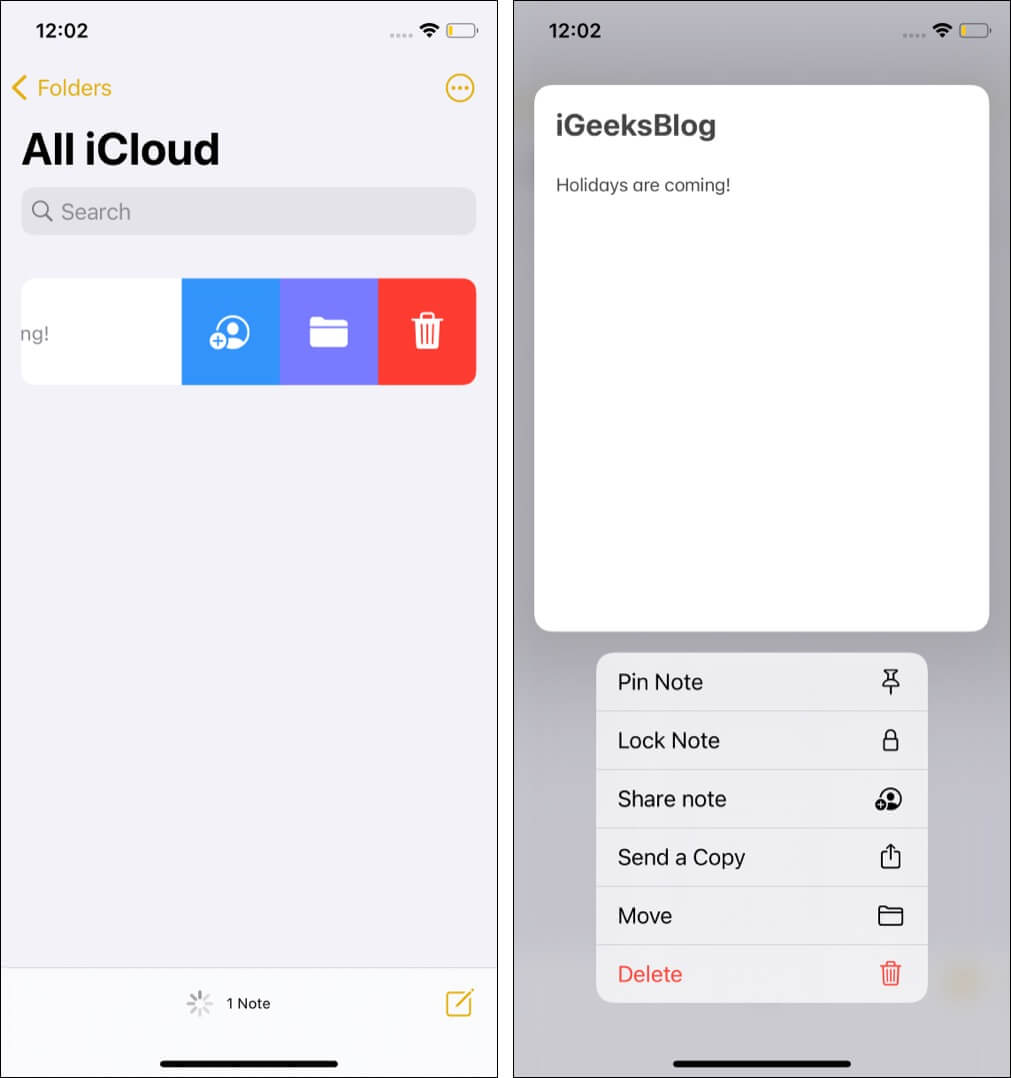 Other Ways to Delete Notes