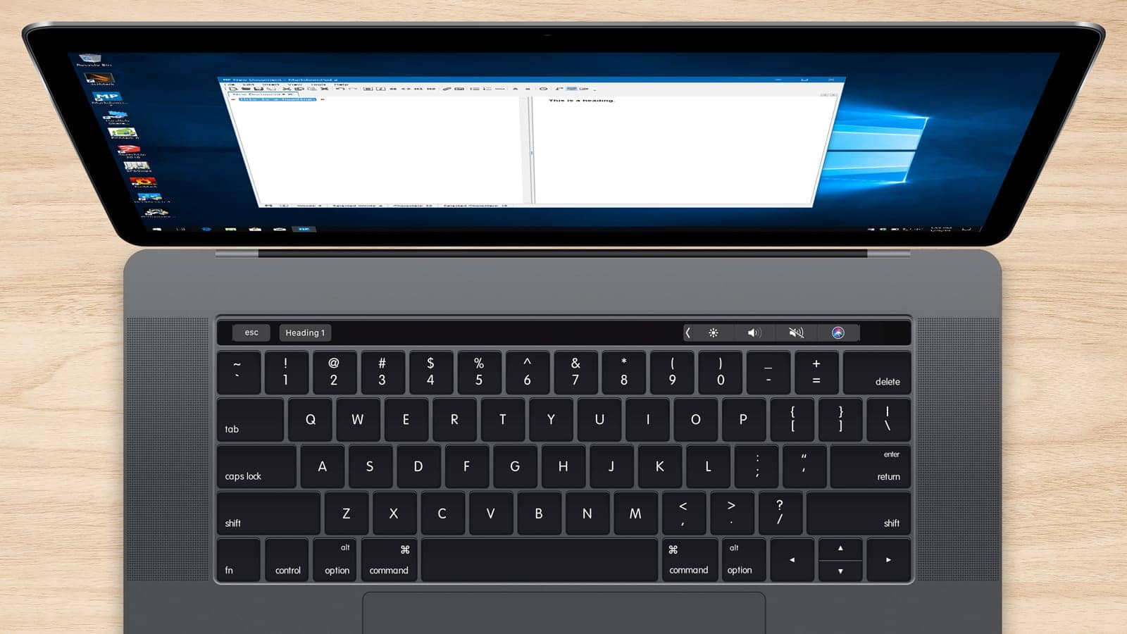 parallels touch bar custom xml