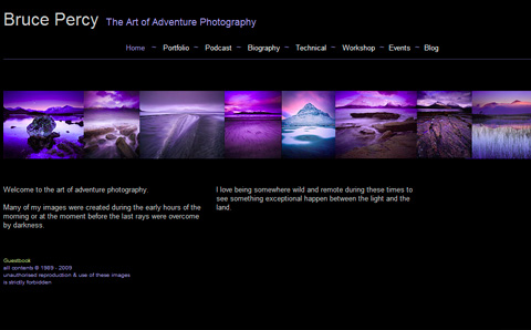 Beautiful Photography Website