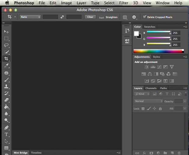 Photoshop on Mac OS