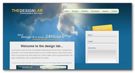 the-design-lab-psd-conversion the-design-lab-psd-conversion