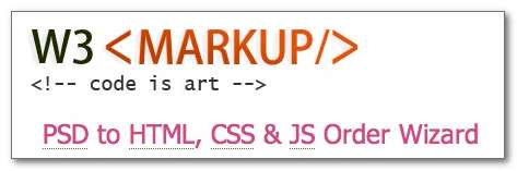 w3-markup w3-markup
