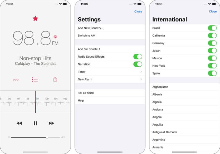 radioapp iphone and ipad app