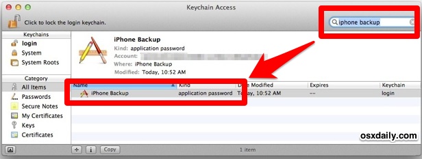 Recover a lost iPhone encrypted backup password