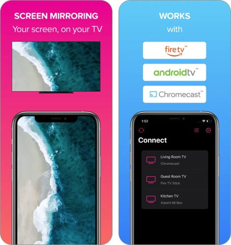 Replica Screen Mirroring iPhone and iPad App Screenshot