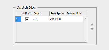 Photoshop - Scratch Disks Photoshop - Scratch Disks