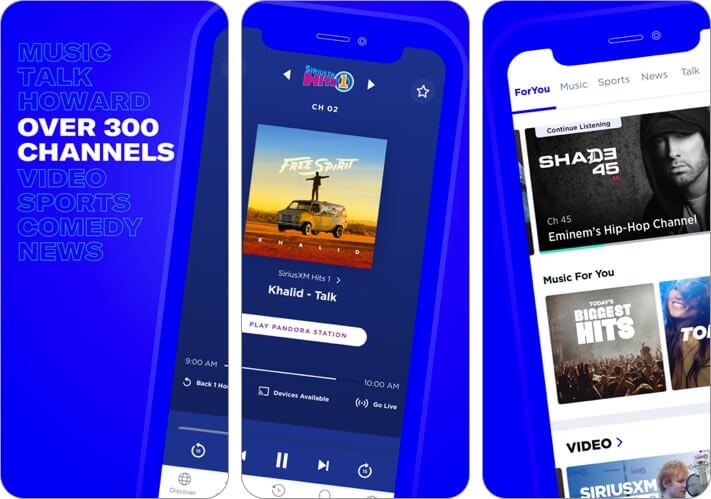 siriusxm iphone and ipad radio app