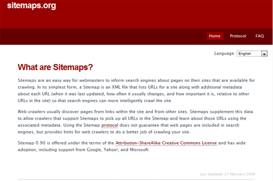 Use an XML Sitemap