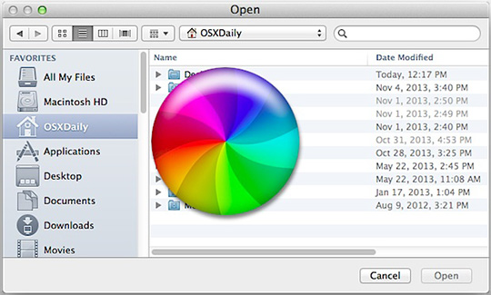 Slow Open and Save dialog box in Mac OS X