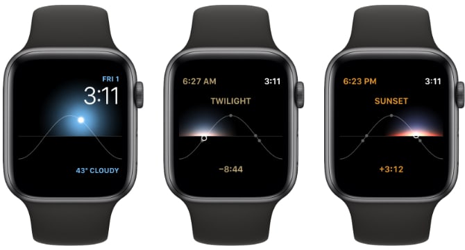 Solar Apple Watch Face